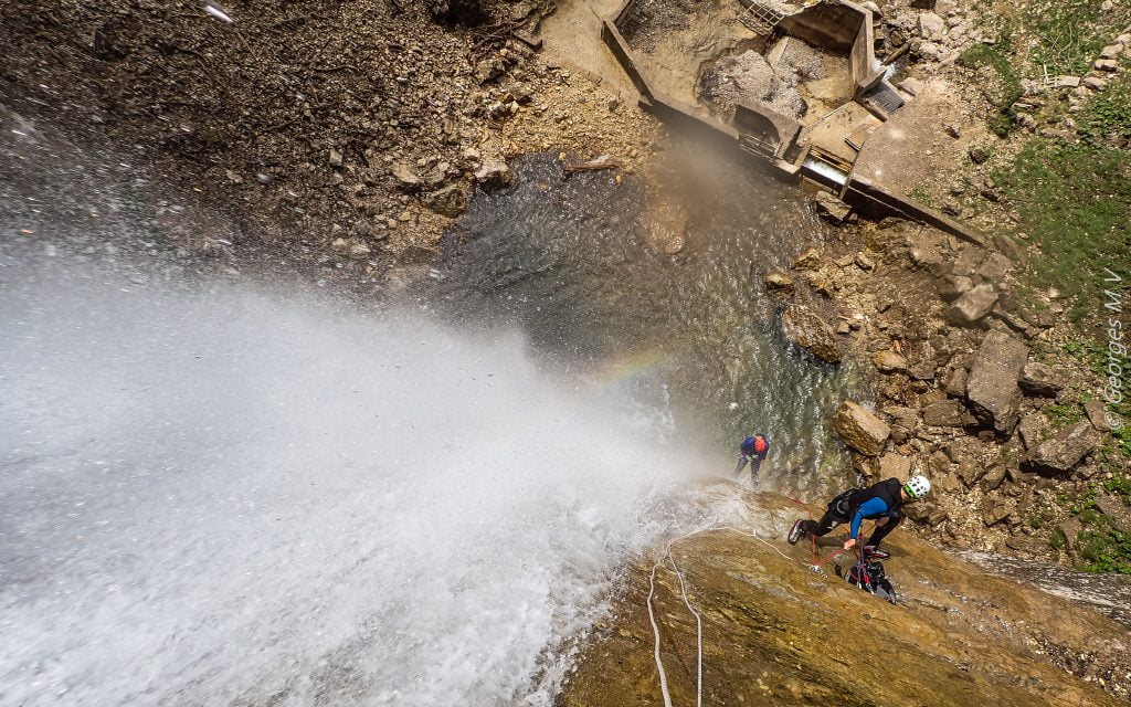 Stage canyoning Grenoble ecouges formation confirmé Vercors Isère