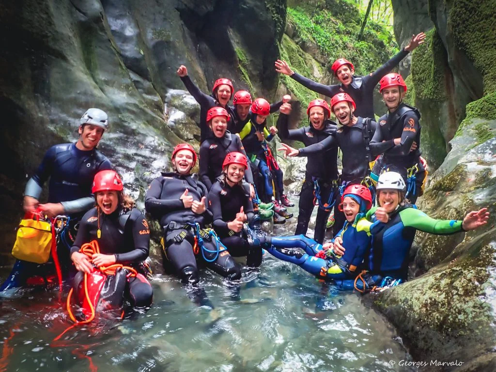 canyoning grenoble famille in canyon we trust Vercors Isère Lyon
