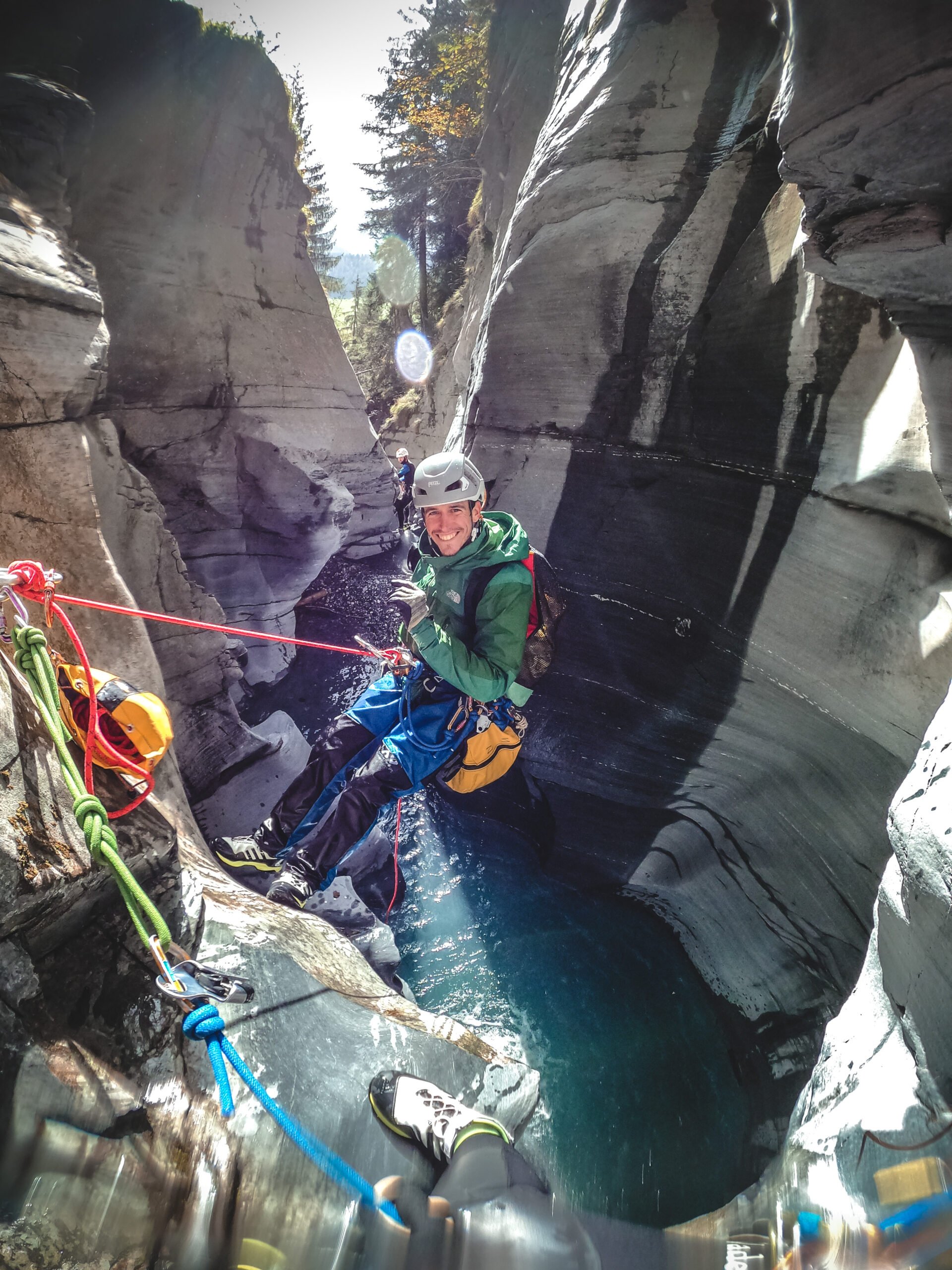 Formateur canyoning pour stage canyoning autonomie